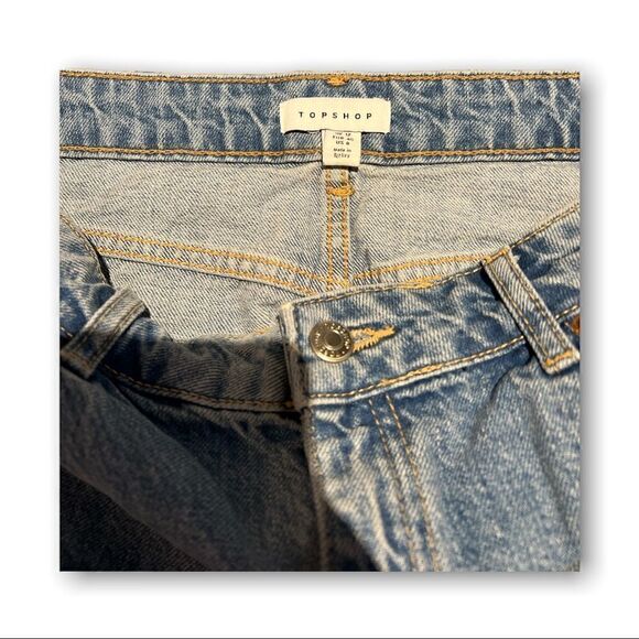Topshop Women’s Denim Jean Skirt Size 8 - Picture 3 of 4